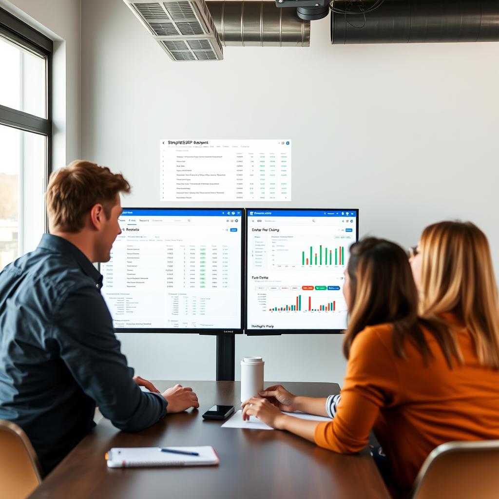Marketing agency team using SimpleSERP, the cheapest rank tracker for client reporting